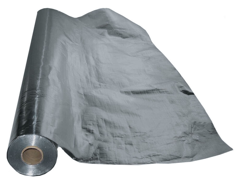Reflective Foil Insulation Radiant Barrier Vapor Barrier Grow Room Sauna 150 FT