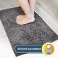 thumbnail image 5 of Muddy Mat® | Super Absorbent Door Mat Indoor, Microfiber Quick Dry Chenille Entryway Rug, Non-Slip Front Door Mat, Indoor Mats for Entryway, Machine Washable Pet Rug, Grey 24"x36", 5 of 8