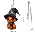 thumbnail image 7 of YIKA Halloween Decoration Cute Halloween Pumpkin Skull Pendant Halloween Ornaments, 7 of 7