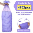 thumbnail image 4 of Refills Compatible with Dekor Classic Diaper Pail Refills | 8 Count for 4752 Diapers(Extra 20% Lengths) Diaper Pail Bags with Extra 30% Thickness Powerful Odor Eliminate Lavender Scent for Baby/Adult, 4 of 4