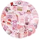 thumbnail image 2 of Pegatinas estéticas rosas para niñas, pegatinas bonitas impermeables, 50 Uds., pegatinas para teléfono móvil con botella de agua para adolescentes y niños JAMW Sencillez, 2 of 5