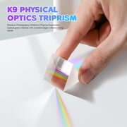 WORGEOUS 4-Pack Clear Triangular Prism Set for Kids Science Experiments, Transparent Optical Prisms for Learning
