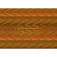 thumbnail image 1 of Ahgly Company Machine Washable Indoor Rectangle Transitional Red Area Rugs, 5' x 8', 1 of 7