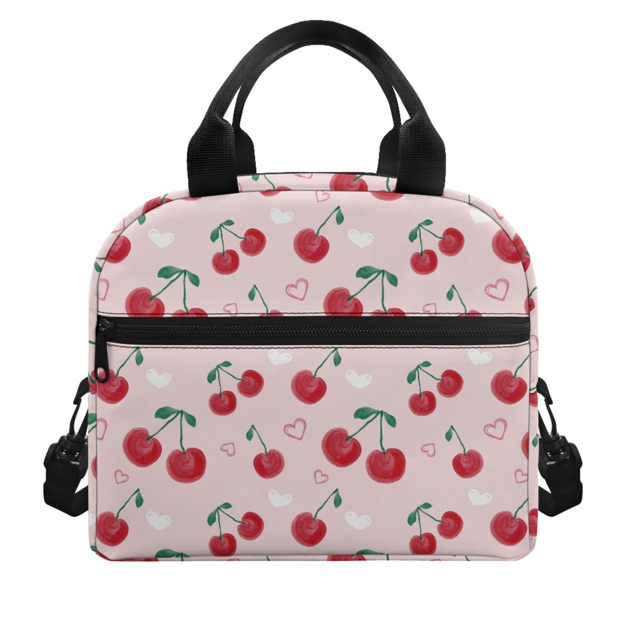 Cute Pink Strawberry Lunch Box For Women Office Use BPA Free Food