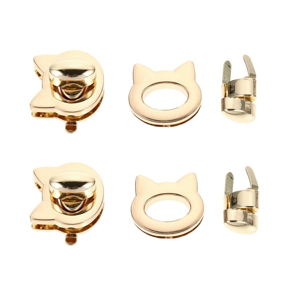 5 Pcs Decorative Lock Buckle Latch Bag Locks Handbag Accessories Bags Buckles Hasp
