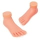 thumbnail image 1 of Práctica modelo de pie falso, herramienta de manicura protésica de silicona suave y Flexible para entrenamiento artístico de puntas de uñas, 1 par, 1 of 5