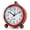 Red-White, variant on AYRELY® 5.3" Vintage Analog Alarm Clock, Battery Operated Metal Desk Clock, Retro Table Clock with Light for Living Rooms, Bedrooms, Shelf, Home Decor(Black)