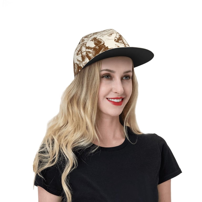 Adjustable Snapback Trucker Hat Women\'s Baseball Cap Western Style Mens Women main image 2