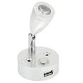 thumbnail image 4 of 10 V-Luz de lectura LED para RV de 30 V, foco de noche, luz blanca cálida de 3500 K, para barco, caravana, remolque, autocaravana, 4 of 14