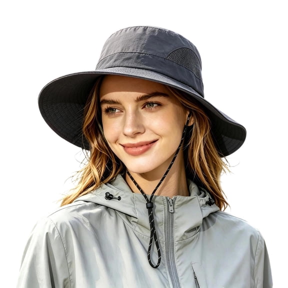 Waterproof Sun Hat, Rain Hat for Women, UPF 50 UV Protection, Wide Brim, Packable, Lightweight, Fishing Hat for Hiking, Travel