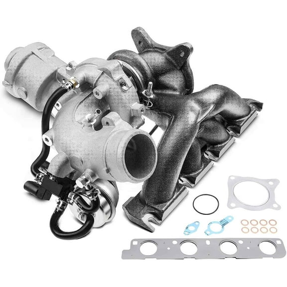 A-Premium K03 Turbo Turbocharger Kit with Gasket Compatible with 2009-2017 Audi A4 (Quattro) A5 (Quattro) A6 (Quattro) allroad Q5 L4 2.0L Replace # 06H145702L, 06H145702S