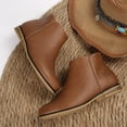 thumbnail image 4 of VitNoiva Kids Ankle Boots Side Zipper Lightweight Winter Toddler And Kids Girls Booties School Shoes, 4 of 6