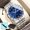 silver&Blue, variant on Men Quartz Luminous Watch, Versatile All-Match Wristwatch Perfect Birthday Gift for Him