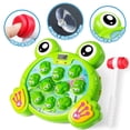 thumbnail image 3 of YEEBAY Juego Whack A Frog con 2 martillos Juguete de aprendizaje de desarrollo temprano para niños pequeños Regalo de cumpleaños divertido para niños a partir de 2 años Juguetes para niños de 2, 3 y 4, 3 of 8
