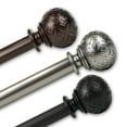 thumbnail image 2 of InStyleDesign  Odette 1 inch Diameter Adjustable Curtain Rod bronze 28 to 48 inches Bronze Finish, 2 of 4