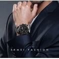 thumbnail image 2 of Reloj de cuarzo SKEMI 1389 para hombre, marca única, deportiva, informal y de moda, 2 of 8