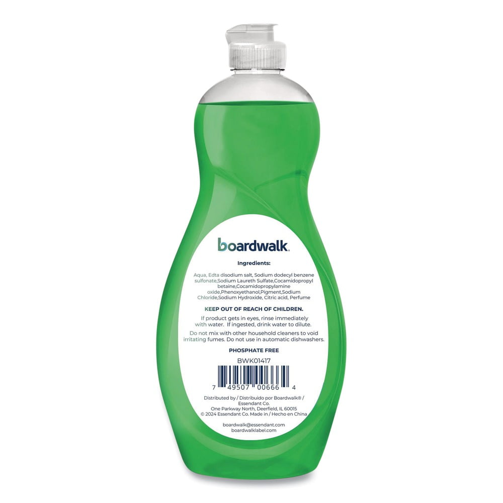 3 oz. Bottle Manual Dish Soap - Fresh Scent (72/Carton)
