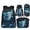 Blue Axolotl, variant on KUIFORTI Lighting Baseball Backpack with Lunchbox, 4 Piece Kids Bookbag Set for Boys Elementary Primary Middle School, Cool School Bag with Pencil Case Water Bottle Sleeve Back to School Gifts