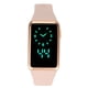 thumbnail image 1 of Reloj inteligente NikouMX aleación silicona cristal 210mah 30m resistente al agua LED banda rosa carcasa dorada, 1 of 8