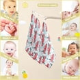 thumbnail image 2 of Coolnut Watercolor Red Truck Baby Muslin Washcloths Face Towel, Winter Christmas Burp Cloths Cotton Wipes 5 PCS Infant Wash Cloth for Newborn Boys Girls 12x12 inches, 2 of 6