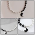 thumbnail image 4 of 1pc Tai Ji Design Pearl Collar Creative Moda Collar para Mujeres Blanco Blanco, 4 of 6
