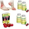 Uric Acid Cleanse Flush - Supports Healthy Uric Acid Levels & Healthy Joint Functions - Tart Cherry Extract - Lowering Formula, 240 VCaps (4 Bottles)