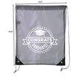 thumbnail image 2 of Senior Graduation Drawstring Backpacks Personalized Party Favor Cinch Bags - Congrats Graduate, 2 of 2