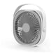 thumbnail image 1 of Brillar Ventilador USB de 1 pieza, ventilador de mesa de 200 x 220 x 66 mm, ventilador recargable silencioso portátil, ajustable a 360°, 3 modos, ventilador de escritorio con asa para viajes, 1 of 4