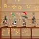 thumbnail image 4 of Christmas Wooden Ornaments Table Santa Claus Snowman Craft Xmas Party Decoration, 4 of 5