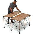 thumbnail image 4 of Bora Centipede Workbench Table Top For Bora Centipede Work Stand Saw Horses - 24" x 48" - Includes Wood Top with 3/4" Dog Holes + 6 Quick-Twist Lock Handles for Portable, Temporary Work Bench, CK22T, 4 of 12