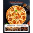 thumbnail image 6 of VEVOR Pizza Oven Outdoor, 12" Pellet Pizza Oven, Portable Pizza-Stove with Built-in Thermometer, Wood Fired Stainless Steel Pizza-Maker, for Backyard, Camping, Pizza-Stone, Shovel, Carry Bag, Silver, 6 of 9