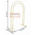 thumbnail image 2 of Miumaeov 1.5x2.2m Metal Wedding Arch Flower Balloon Backdrop Arch Stand Party Decoration, 2 of 18