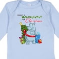 thumbnail image 4 of Inktastic I Want a Hippopotamus for Christmas Boys or Girls Long Sleeve Baby Bodysuit, 4 of 5