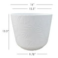 thumbnail image 3 of Grande Jardiniere en Plastique Blanc Playa de Mainstays, 3 of 7