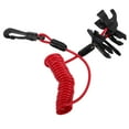 thumbnail image 1 of Interruptor de parada de emergencia universal para motor fueraborda y cordón de seguridad con cable duradero para motores de barco. Accesorio de seguridad., 1 of 5