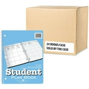 Roaring Spring Spiral Undated Student Weekly School Planner Book, 1 Case (24 Total), 11" x 8.5" 45 Sheets
