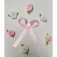 thumbnail image 3 of Personalized Ribbons Baby Bridal Shower Wedding Favors Custom Made Red Satin Bows, 3 of 6