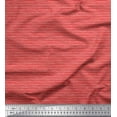 thumbnail image 1 of Soimoi Orange Rayon Fabric Stripe Hand Drawn Decor Fabric Printed Yard 42 Inch Wide, 1 of 1