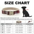 thumbnail image 6 of Plutus Pet Cotton Hemp Dog Collar and Leash Set, Adjustable Collar for Small, Medium, and Large Dogs, Heavy Duty and Soft on Skin, Red Plaid, XS, 6 of 7