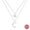 Silver, variant on 925 Sterling Silver Double Layered Necklace of Stars and Moon, for Women Jewelry Gifts with Gift Box