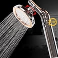 thumbnail image 4 of Monstrate GRIFO DE DUCHA DE BAÑO Ajustable Accesorio moderno Accesorios de baño Cabezal de ducha de alta presión Jetting Boquilla de SPA ABS Juegos de accesorios de baño oro plateado, 4 of 6