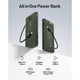 thumbnail image 3 of Power Bank VEEKTOMX de 10000 mAh con enchufe portátil, 3 of 8