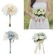 thumbnail image 1 of Artificial Rose Wedding Bouquet Modern Artificial Flower Bunch Party Flowers Cluster for Wedding Celebration Bridesmaids Bouquet Artificial,B, 1 of 6