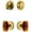 Lifetime Brass, variant on Grandeur 828685 Georgetown Solid Brass Single Cylinder Keyed Entry Knobset And Deadbolt