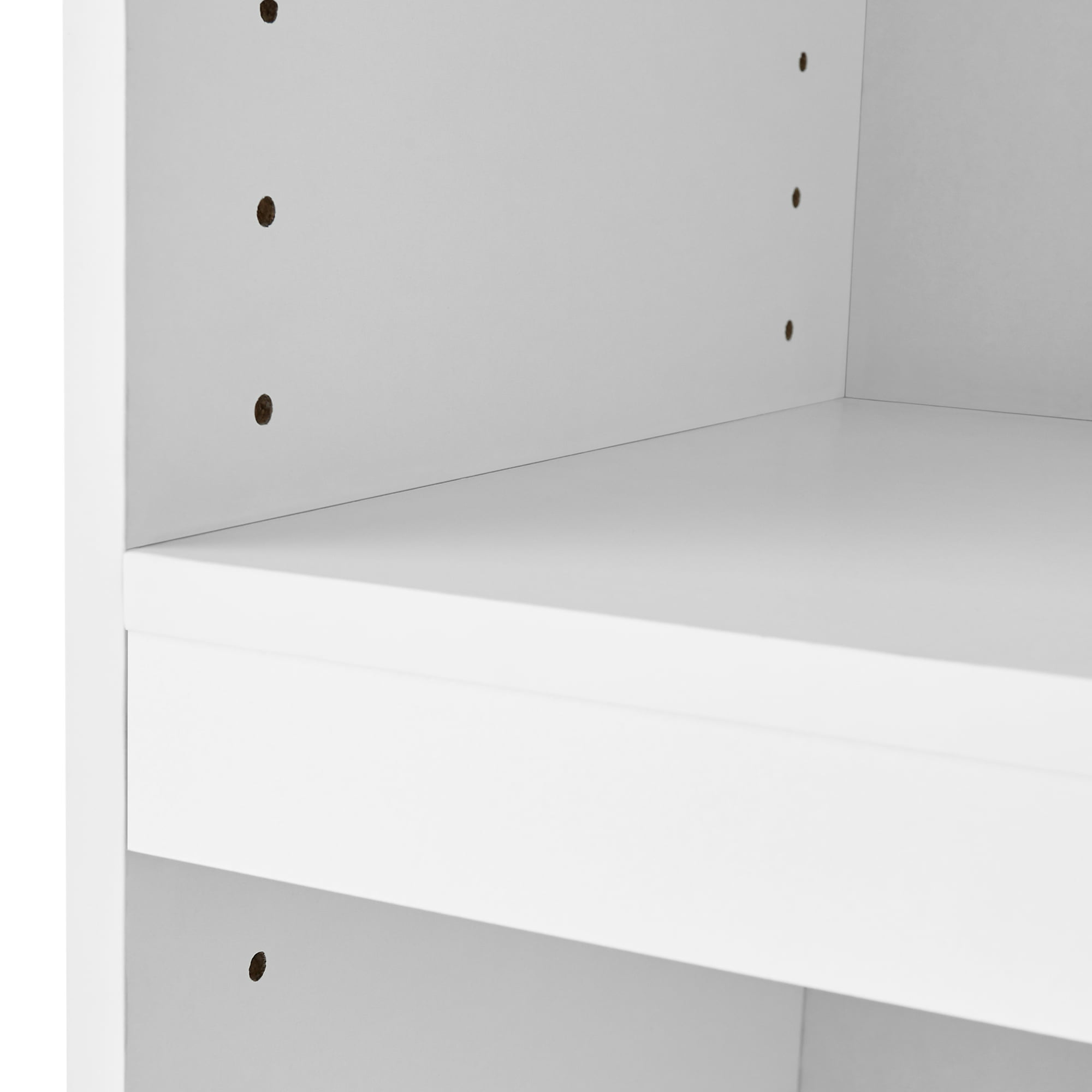 Mainstays 5-Shelf Bookcase with Adjustable Shelves, White photo 4