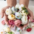 thumbnail image 3 of 10pcs Artificial Roses Buds Flowers Bulk, 1.6 Inch Small Silk Fake Roses Flower Heads for Decoration, DIY Crafts, Wedding Party Home Decor, 3 of 9