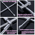 thumbnail image 4 of Kit 3pcs Llave Cruz  Bloosom Cruceta Reforzada Para Auto 17/19/21/23mm Plateado, 4 of 4