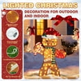 thumbnail image 6 of VEIKOUS 5ft Lighted Christmas Gingerbread Man Decoration, 6 of 12