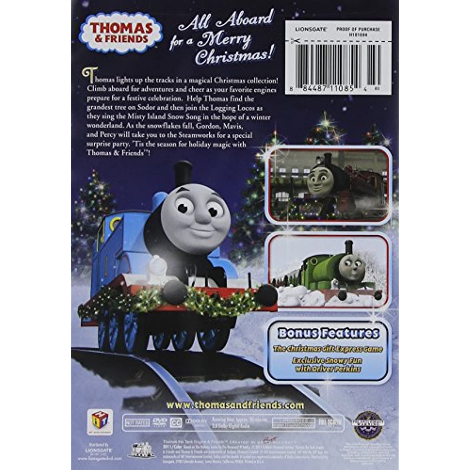 Thomas & Friends: Merry Christmas, Thomas! (DVD) - image 3 of 3