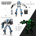 thumbnail image 5 of JitteryGit Robot Police STEM Building Toy for Boys | Gift for Kids Ages 6 7 8 9 10 11 Year olds, 5 of 8